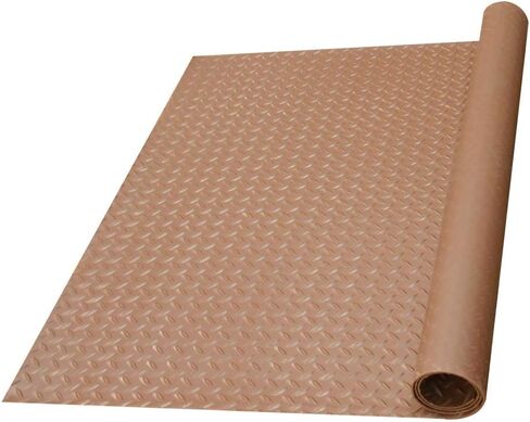 الأرضيات الحرارية الماس المطاطية من المطاط - 3.5 مم × 36 "× 2 قدم - أسود in Saudi Arabia