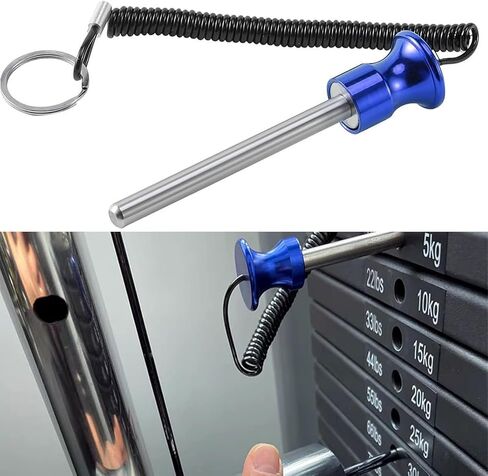 Weight Stack Pin,Magnetic Weight Pin,Diameter 4 Inch Solid Aluminum Alloy Universal Gym Pin Weight Machine Pin for Home Gym Exercise Machine Accessories(2pcs) in Saudi Arabia