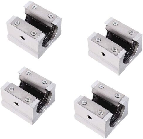 4pcs Linear Bearing Slides, Model SBR10UU-SBR25UU, Length 10-25mm,mainly Used for CNC Parts, 3D Printer Parts, Precision Machine Tools(SBR12UU) in Saudi Arabia