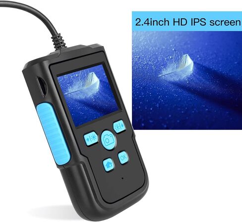 HD Pipe Endosoving Camera ، 2.4 بوصة مصغرة ، منظار فحص الأنابيب الصناعية المصغرة ، كاميرا فحص أنابيب الصرف الصحي للسيارة ، 5 أمتار in Saudi Arabia