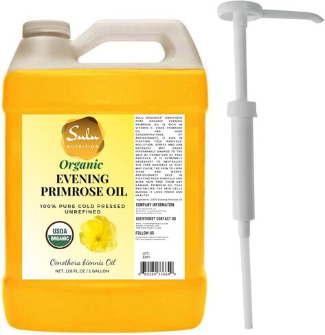 100% Pure Organic All Natural Evening Primrose Oil 12% GLA (8 oz) in Kuwait