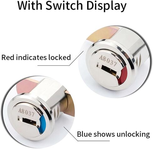 Zinc Alloy Switch Display Drawer Lock Management Office File Locker Keyless 1Pcs in Saudi Arabia