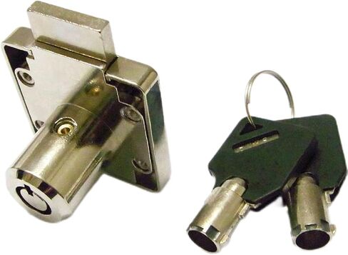7 Pins Desk Drawer Lock with Tubular Key Furniture 1Pcs(Key Differently) in Saudi Arabia