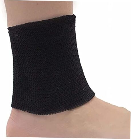 2Pcs Breathable Ankle Protectors Elastic Compression Sleeve for Sports Anti-Wear Ankle Covers for Ice Skating Comfortable Sweat-Absorption Pads for Men and Women in Saudi Arabia