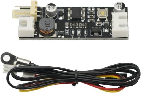 Single 12V 0.8A DC PWM 2-3 Wire Fan Temperature Control Speed Controller Chassis Computer Noise Reduction Module Board in Saudi Arabia