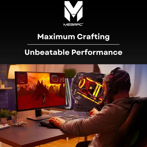 علبة ألعاب Micro-ATX/Mini-ITX المصغرة التي تم تحديثها مفتوحًا ، ولوحة جانبية زجاجية مقسمة ، مروحة ArgB PWM المثبتة مسبقًا ، مع USB3.0 ، USB-C ، دعم الرادياتير 240 مم أبيض in Kuwait