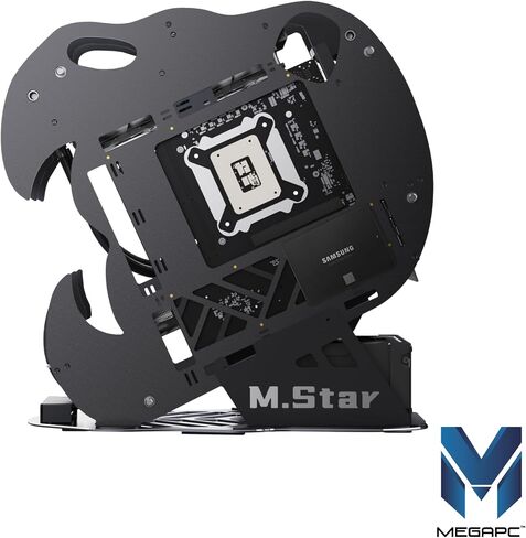 علبة ألعاب Micro-ATX/Mini-ITX المصغرة التي تم تحديثها مفتوحًا ، ولوحة جانبية زجاجية مقسمة ، مروحة ArgB PWM المثبتة مسبقًا ، مع USB3.0 ، USB-C ، دعم الرادياتير 240 مم أبيض in Kuwait