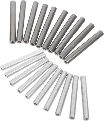 20pcs قضبان استبدال electrolyzer أقطاب الألومنيوم الحديد لتوافق مع أجهزة التحليل الكهربائي in Kuwait