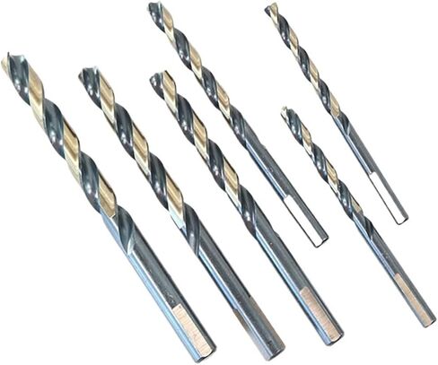 1mm-13mm Drill Bits Twist 3-Flat Shank Drill Bit 10Pcs(9.5mm 10pc) in Saudi Arabia