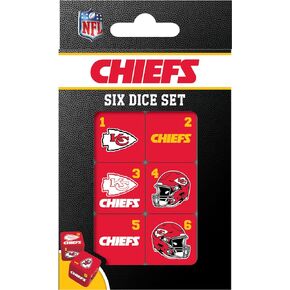 Kansas City Chiefs NFL Dice Set in Saudi Arabia