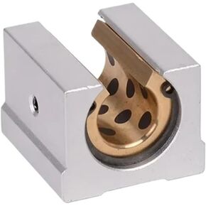 1pcs SBR20UU Graphite Copper Sleeve Slider Oil-Free Self-lubricating Block for SBR20 CNC Parts in Saudi Arabia