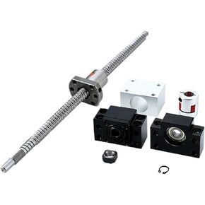 Metal Ball Screw nut 200mm-1000mm Ball Screw Rod SFU1204 with Nut 1204 + BK/BF10 End Suppor + Nut Housing + 8 * 8 Coupler(250mm) in Saudi Arabia