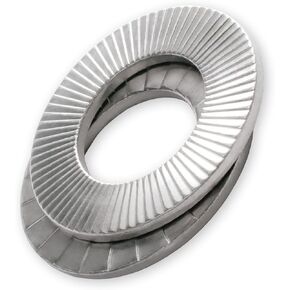 Heico-Lock Wedge Lock Washers (قطر موسع-SST ، AISI 316L) 1-1/8 "/M30 (25 PK) in Kuwait