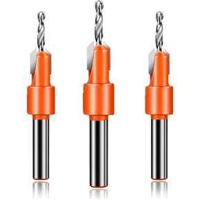 for 5pcs/lot Dia.8-10mm Woodworking Alloy Drill Countersunk Drill Bit Tungsten Carbide Drill Bit Screw 8MM Shank Step Drill Bit Drill Bit(2.8x10) in Saudi Arabia