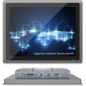 19 inches Industrial Embedded Panel PC, 10 Point Capacitive Industrial Touch Screen Panel Computer, IP65 All-in-One Computer,for Home, Factory, Automation (J6412, 8GB RAM 256GB SSD) in Saudi Arabia