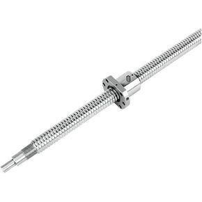 Metal Ball Screw nut SFU2504 Ball Screw Processing Mode for 3D Printer Ball Nut Ball Screw End Machined(400mm) in Saudi Arabia