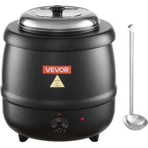 شوربة شوربة كهربائية في Vevor ، غلاية حساء تجارية 10QT مع 304 وعاء إدراج قابل للفولاذ المقاوم للصدأ ، 95 ~ 176 درجة فهرنه in Kuwait