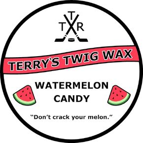 Terry's Twig Wax - Watermelon Candy (شمع عصا الهوكي المعطرة) لشريط شفرة الهوكي ، وزيادة التحكم في الصولجان ، حيل عصا ميشيغان ، مقاومة للماء in Kuwait