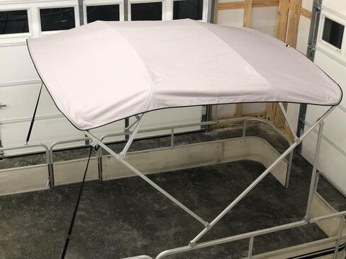 استبدال القماش العلوي Bimini مع الحذاء ، مصنوع من Qwest Pontoon Boats ، يناسب إطار المصنع! in Kuwait