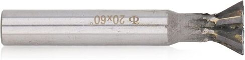 60 Degree Milling Cutter, Carbide Fine Grinding Grooves Smooth Chip Removal Dovetail Cutter 20mm Vane/Wing Diameter for Metal Processing in Saudi Arabia