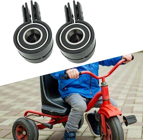2Pcs Kids Tricycle Bearing and Connector, Mini Bike Parts Bicycle Accessory Spare Parts, Tricycle Wheel Bearing, for Toddlers in Saudi Arabia