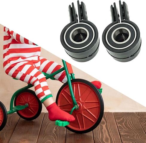 2Pcs Kids Tricycle Bearing and Connector, Mini Bike Parts Bicycle Accessory Spare Parts, Tricycle Wheel Bearing, for Toddlers in Saudi Arabia