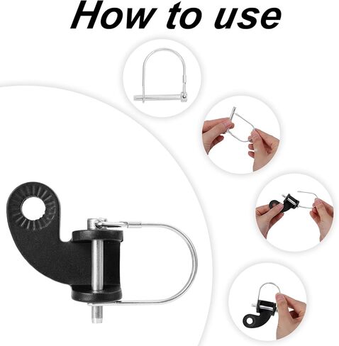 Bike Trailer Hitch Coupler Adapter, Steel Bicycle Wagon Attachment Parts Accessories Compatible with Burley Bee & Older Models, Fits Disc Brake Connector for Kids Pets Dogs Cargo in Saudi Arabia
