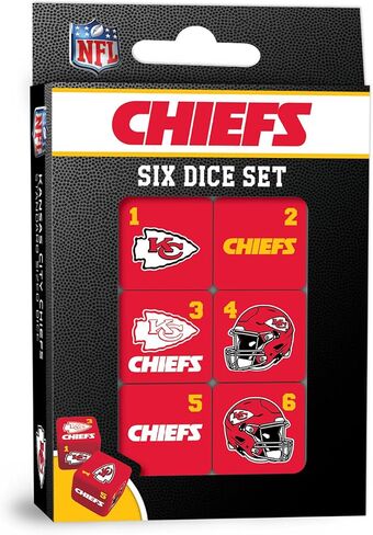 Kansas City Chiefs NFL Dice Set in Saudi Arabia