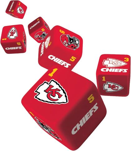 Kansas City Chiefs NFL Dice Set in Saudi Arabia