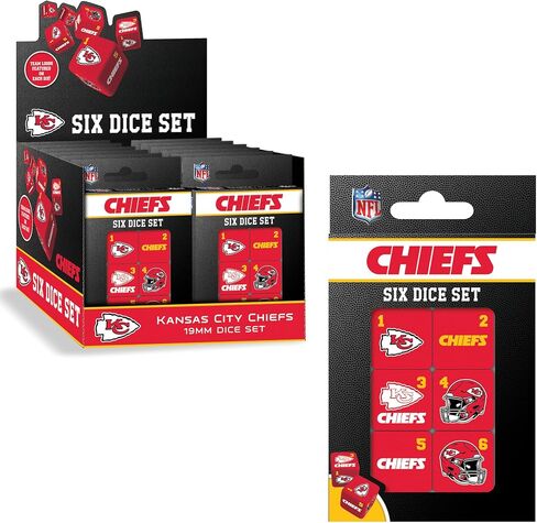 Kansas City Chiefs NFL Dice Set in Saudi Arabia