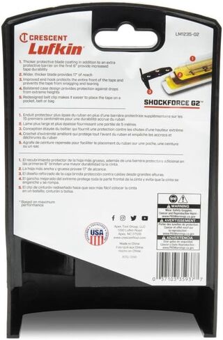 لوفكين - الجيل الثاني نايت آي، مغناطيسي، 25 قدم (LM1225B-02) in Kuwait