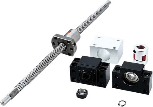 كرات معدنية Nut 200mm-1000mm Ball Screw Rod SFU1204 مع NUT 1204 + BK/BF10 END AND AND + NUT HOUBLIC in Saudi Arabia