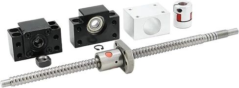 كرات معدنية Nut 200mm-1000mm Ball Screw Rod SFU1204 مع NUT 1204 + BK/BF10 END AND AND + NUT HOUBLIC in Saudi Arabia