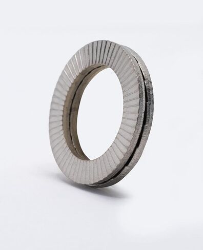 Heico-Lock Wedge Lock Washers (قطر قياسي-SST ، AISI 316L) 1-1/8 "/M30 (50 PK) in Saudi Arabia