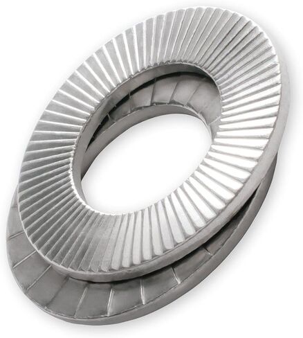 Heico-Lock Wedge Lock Washers (قطر موسع-SST ، AISI 316L) 1-1/8 "/M30 (25 PK) in Saudi Arabia