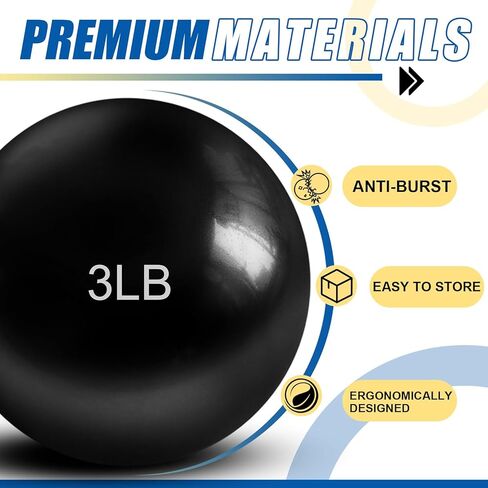 4 Pcs 2LB and 3LB Toning Balls for Exercise, Innovations Soft Medicine Balls for Exercise, Pilates, Yoga, Balance, Flexibility in Saudi Arabia
