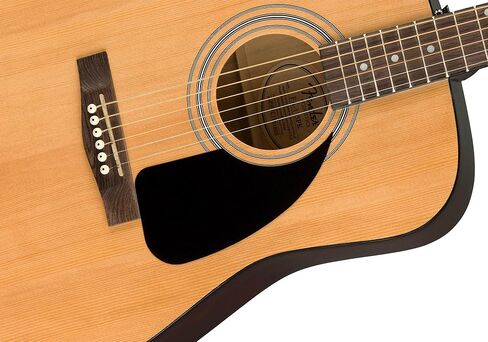 Fender FA -115 Dreadnought Acoustic Guitar - حزمة طبيعية مع حقيبة أزعج ، موالف ، حزام ، سلاسل ، اختيارات ، دروس في الحاجز عبر الإنترنت ، و Austin Bazaar التعليمي DVD in Saudi Arabia