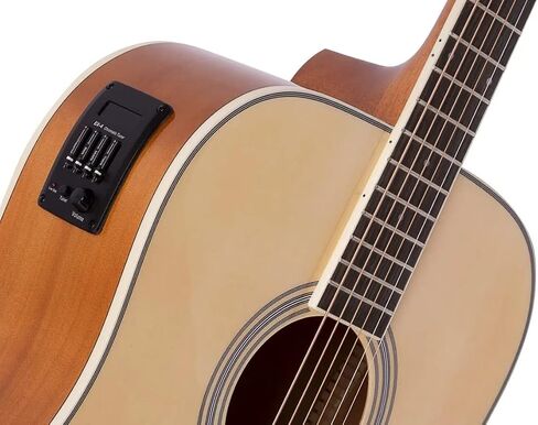 Monoprice 6 String Acoustic Guitar ، Right ، Beige (610925) in Saudi Arabia