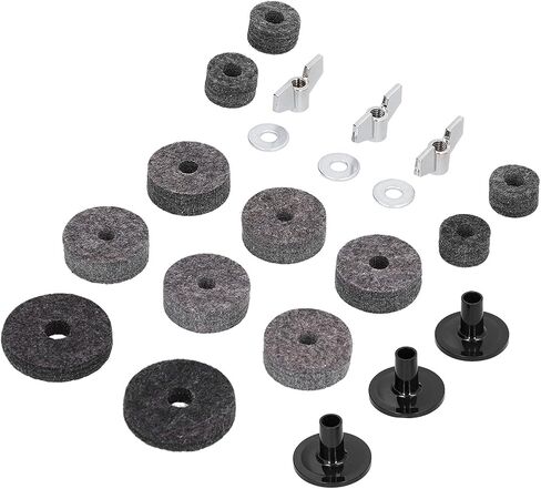 21Pcs Cymbal Felt Bracket Tube Accessory with Stainless Steel Wing Nut in Saudi Arabia