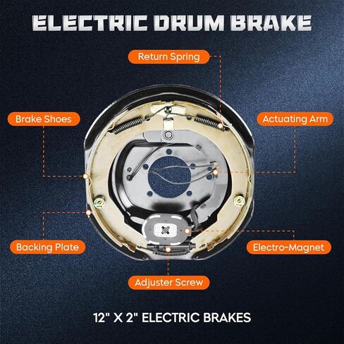 youxmoto 6 on 5.5 "Trailer Hub Drums Kit مع 12" × 2 "براميل الطبول الكهربائية. in Kuwait