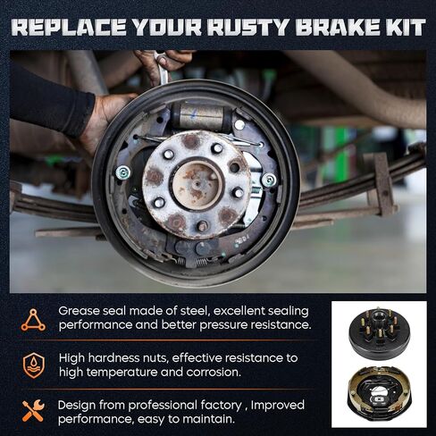 youxmoto 6 on 5.5 "Trailer Hub Drums Kit مع 12" × 2 "براميل الطبول الكهربائية. in Kuwait
