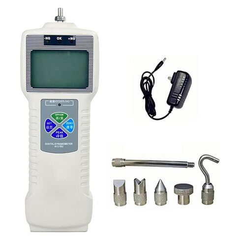 عداد التوتر للضغط الرقمي الشاشة الرقمية ، آلة اختبار الشد 10N-1000N مع 5 تحقيقات ، وحدات (N ، KG ، LB) ، أوضاع ذروة/ذروة/تلقائية ، شاشة LCD لاختبار التوتر وضغط in Kuwait