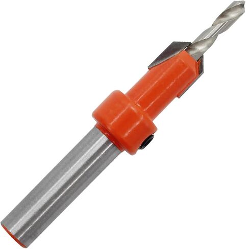 for 5pcs/lot Dia.8-10mm Woodworking Alloy Drill Countersunk Drill Bit Tungsten Carbide Drill Bit Screw 8MM Shank Step Drill Bit Drill Bit(2.8x10) in Saudi Arabia