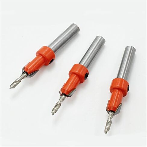 for 5pcs/lot Dia.8-10mm Woodworking Alloy Drill Countersunk Drill Bit Tungsten Carbide Drill Bit Screw 8MM Shank Step Drill Bit Drill Bit(2.8x10) in Saudi Arabia