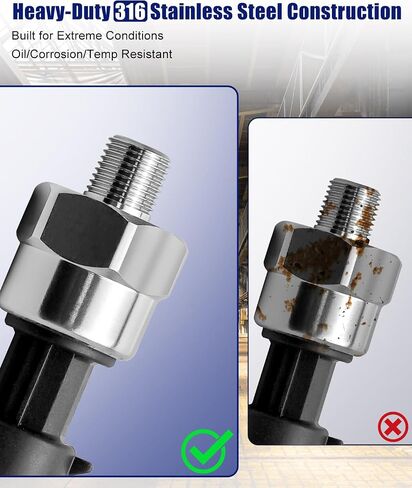 100PSI مستشعر ضغط زيت الوقود مناسب لأنظمة تسجيل البيانات EFI وأنظمة تسجيل البيانات 1/8 "NPT ، 0.5 فولت إلى 4.5 فولت ، استبدل 7990100 in Saudi Arabia