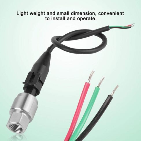 G1 / 4 "5V 0.5-4.5V / 0-5V مقاوم المقاوم للصدأ محول الاستشعار مستشعر الإدخال للزيت والوقود والهواء والماء (0-100psi) in Saudi Arabia