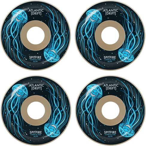 Spitfire Skateboard Wheels F4 99A Conical Full Atlantic Drift Natural 56mm in Saudi Arabia
