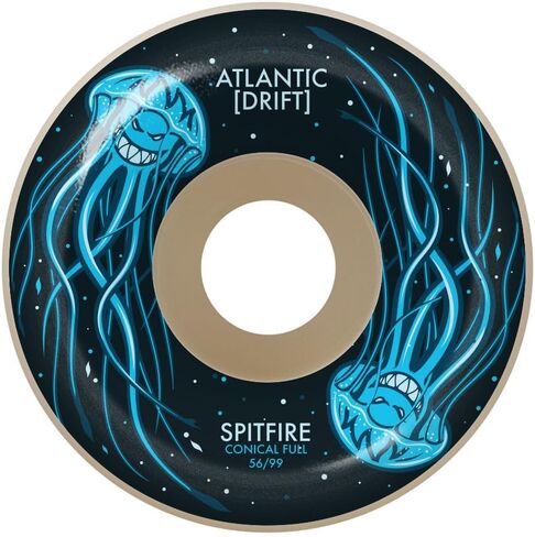 Spitfire Skateboard Wheels F4 99A Conical Full Atlantic Drift Natural 56mm in Saudi Arabia