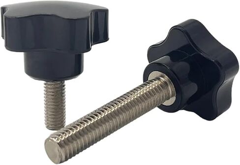 Clamping Handle Screws M6 M8 Thread Bakelite Lathe 5Star Clamping Knobs Length 70mm(Head Dia.32xM8x70mm) in Saudi Arabia