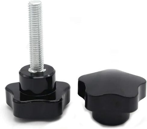Clamping Handle Screws M6 M8 Thread Bakelite Lathe 5Star Clamping Knobs Length 70mm(Head Dia.32xM8x70mm) in Saudi Arabia